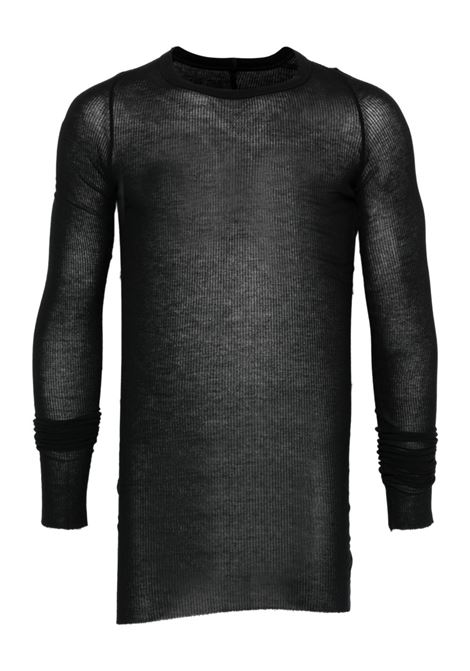 rib ls t tee man black RICK OWENS | RU01F2250 RC09